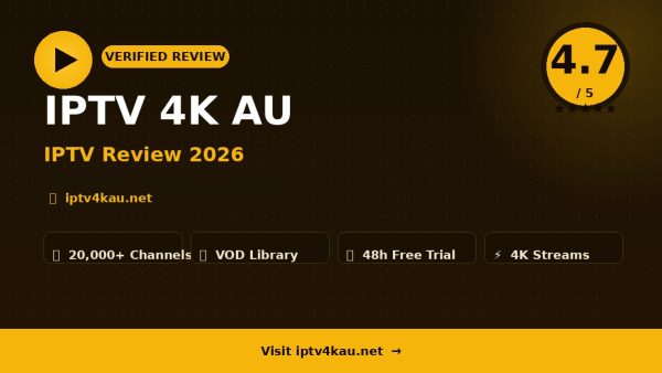 IPTV 4K AU Review (2026): Is It Worth It?