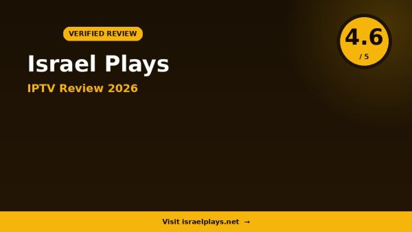 Israel Plays IPTV Review 2026 — 12,000+ Channels, 4K Quality & Free Trial