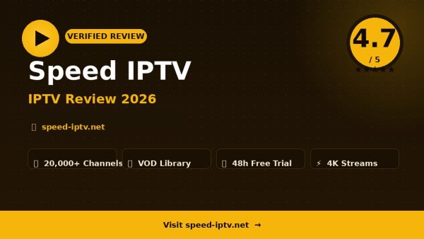 Speed IPTV Review (2026): Is It Worth It?